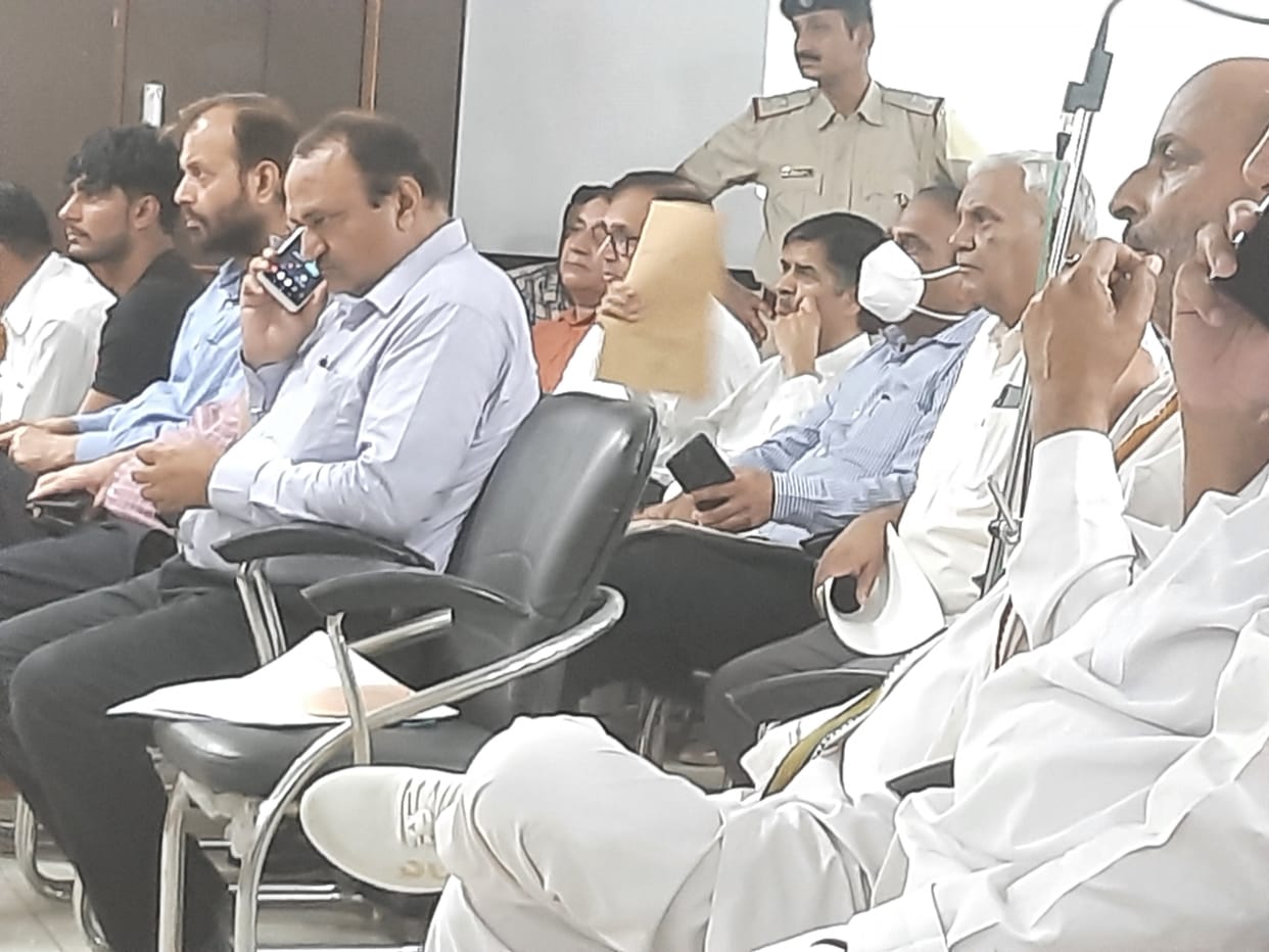 45 minutes was excruciating for the Grievance Redressal Committee, the files remained the seed of the officers