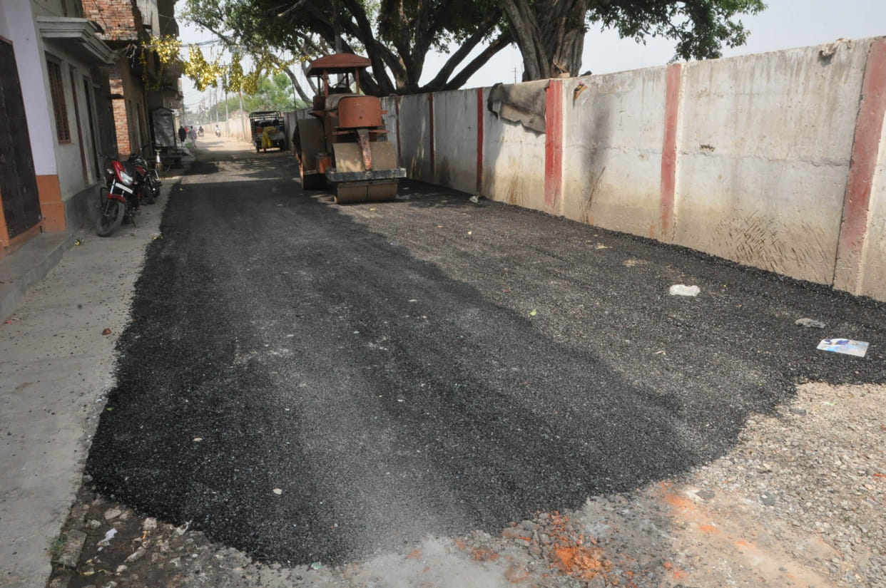 The widening exercise of Saidi Road intensified, will get rid of the problem of jam: