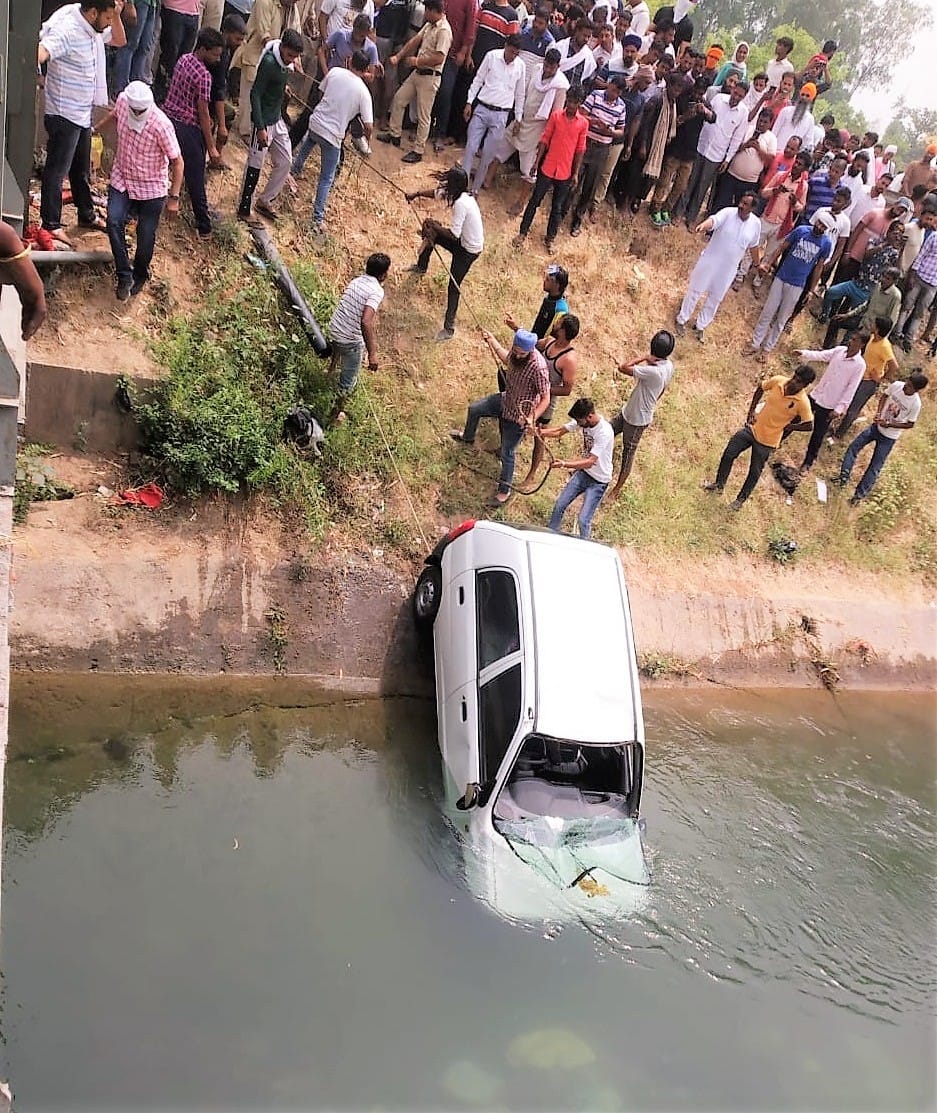 Car falls in canal, driver dies, Kurukshetra