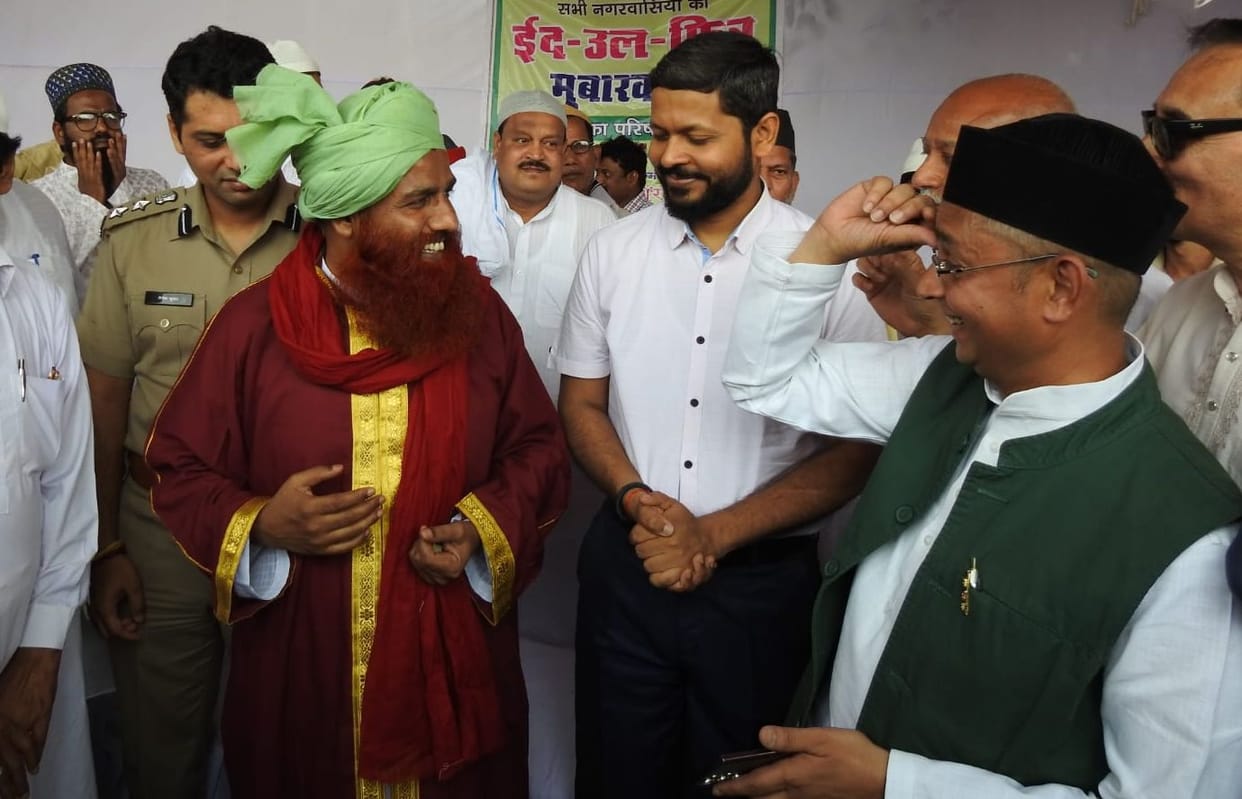 Head bowed in the worship of God, praying for peace in the country