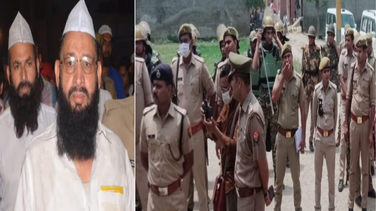 Meerut Big News: Police attached luxury bungalow of drug mafia and pasted notice at the house of former BSP minister Yakub