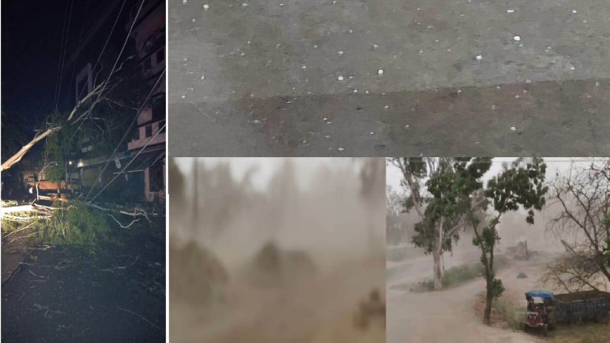 UP Weather Update: rain after a dust storm in Meerut Muzaffarnagar Baghpat and two people have died by lighting