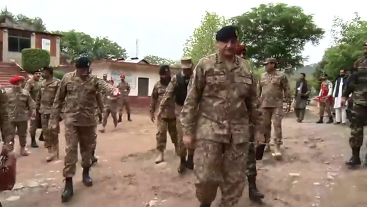 Pakistan Army Chief General Qamar Javed Bajwa made his third visit to the LoC in Pakistan Occupied Kashmir within 10 days