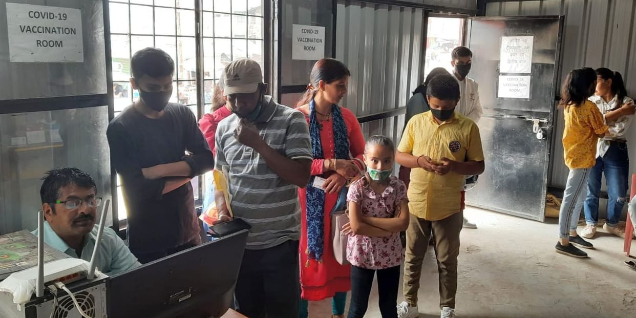 Amarujala Health Abhiyan For Covid Vaccination in Pithauragarh