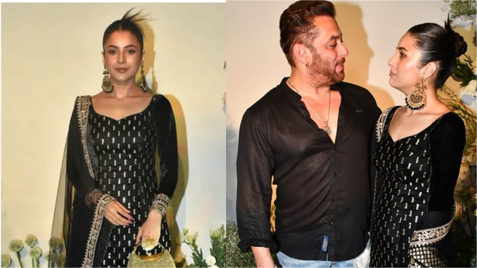 shehnaaz gill fancy photoshoot in leather corset top wih pants