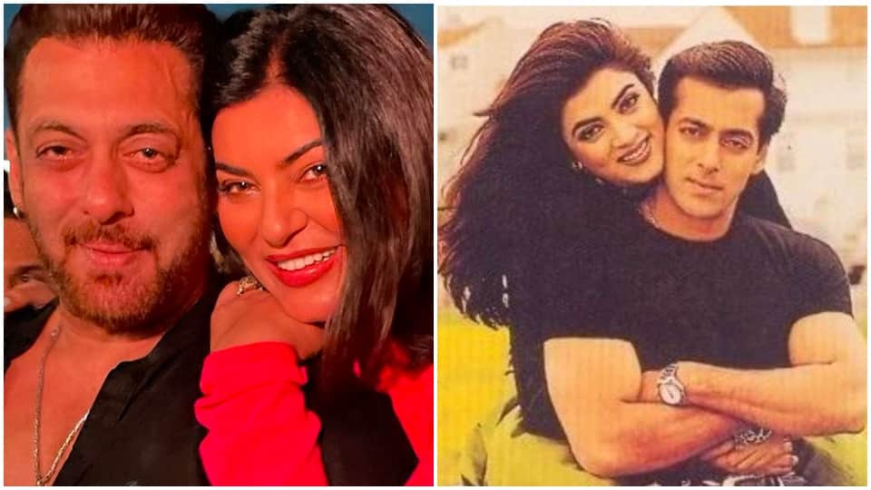 sushmita sen poses with salman khan eid party fans recall their film Biwi No 1