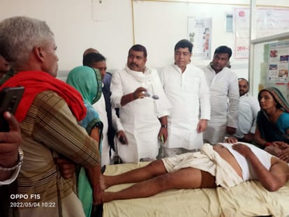 police raid chandauli case  Kanhaiya yadav health deteriorated who who was on fast to get justice for his daughter