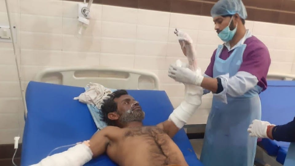operator and five workers scorched after explosion in diesel manufacturing plant in Mathura