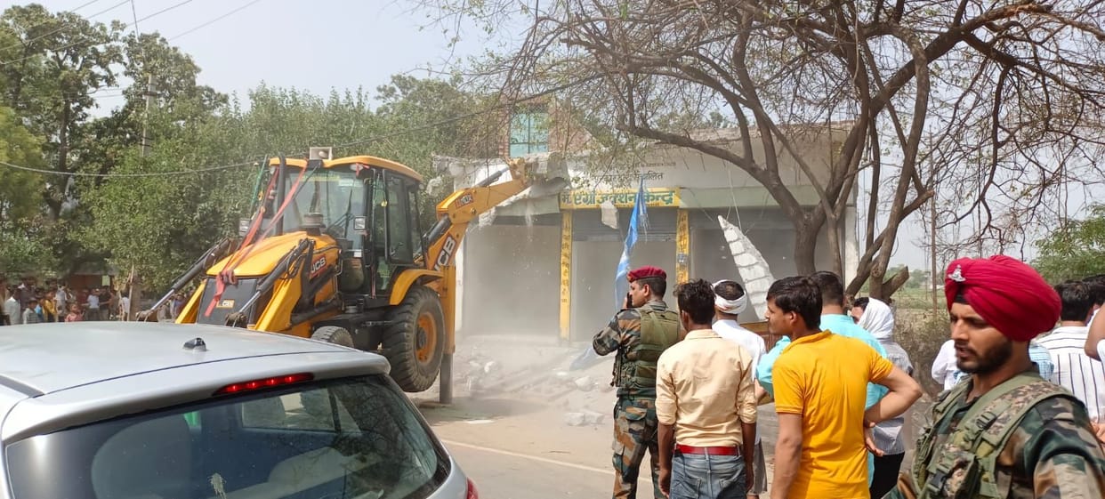 army land, encrouchment removed