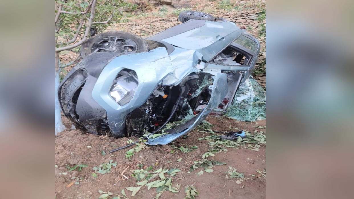accident shimla today: The car fell into a deep gorge in Rohru, four people of the same village died