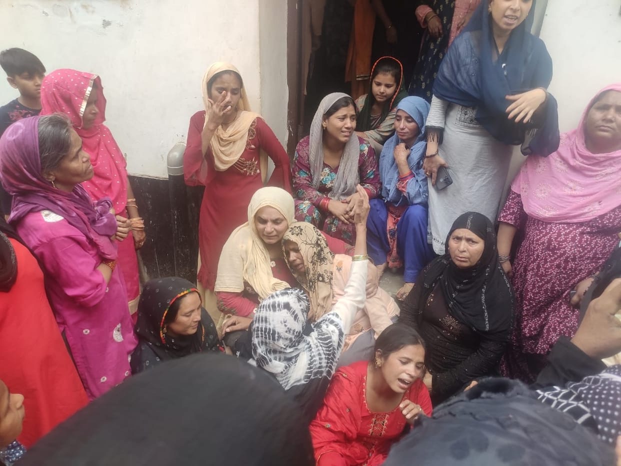 The three youths had come to the village from Delhi to celebrate Eid.
