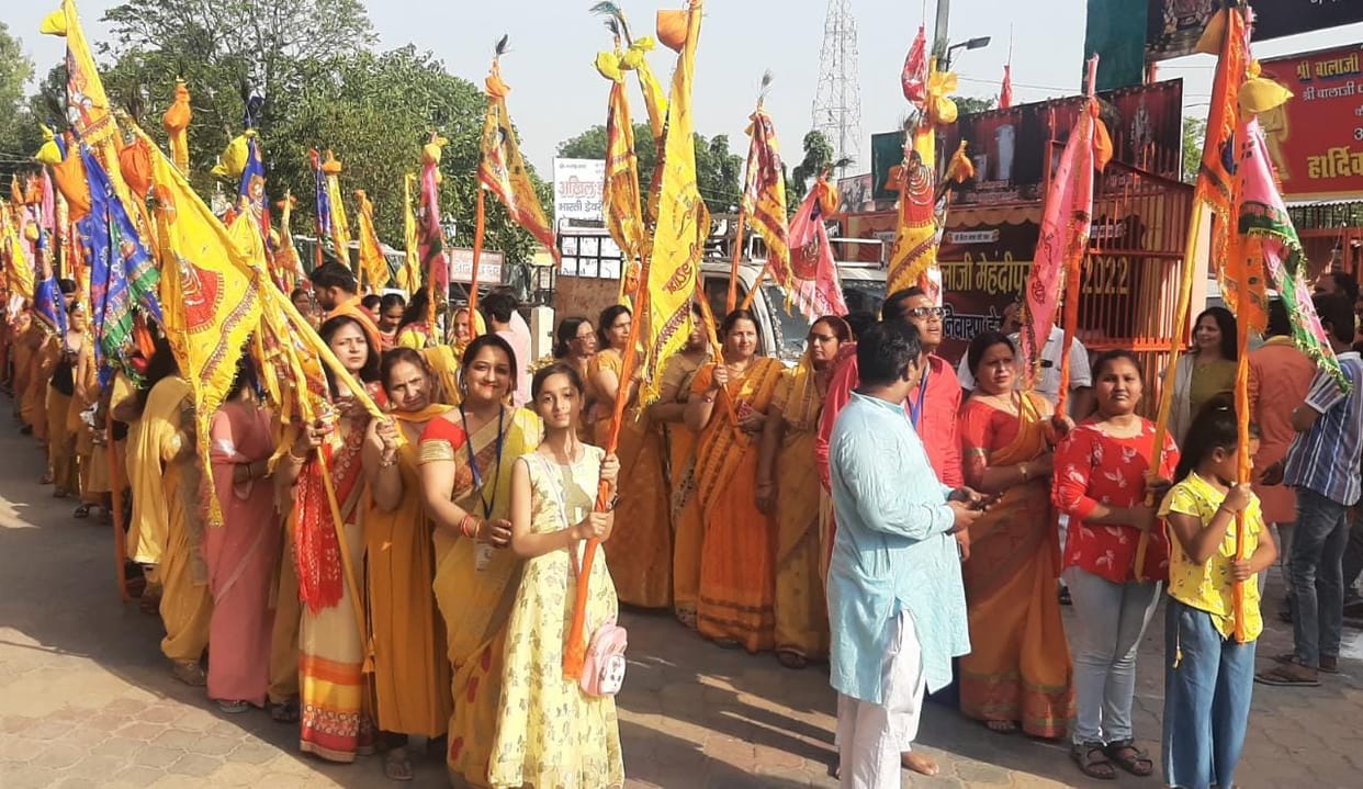 Baba Shyam's grand trail journey took out