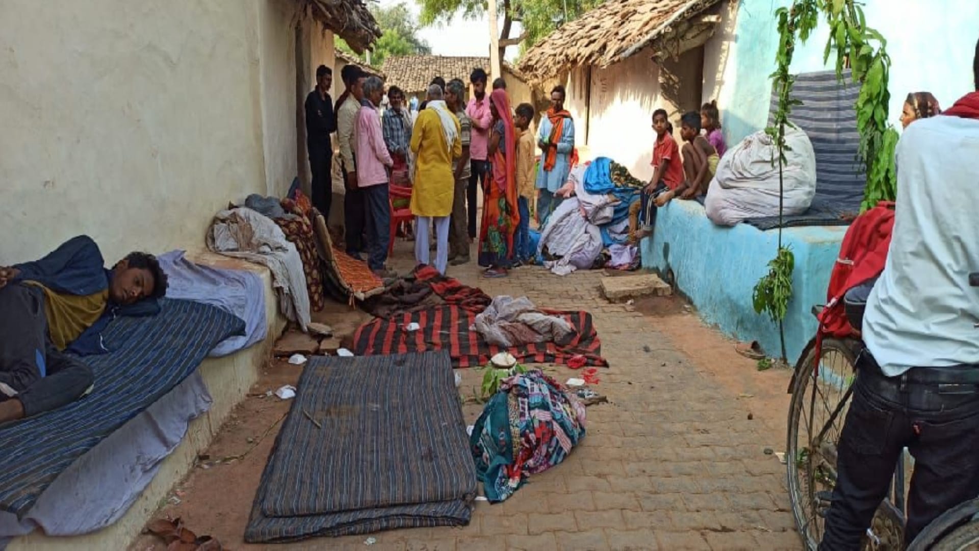 Groom grandfather and brother-in-law died in Harsh firing in Chitrakoot See photos