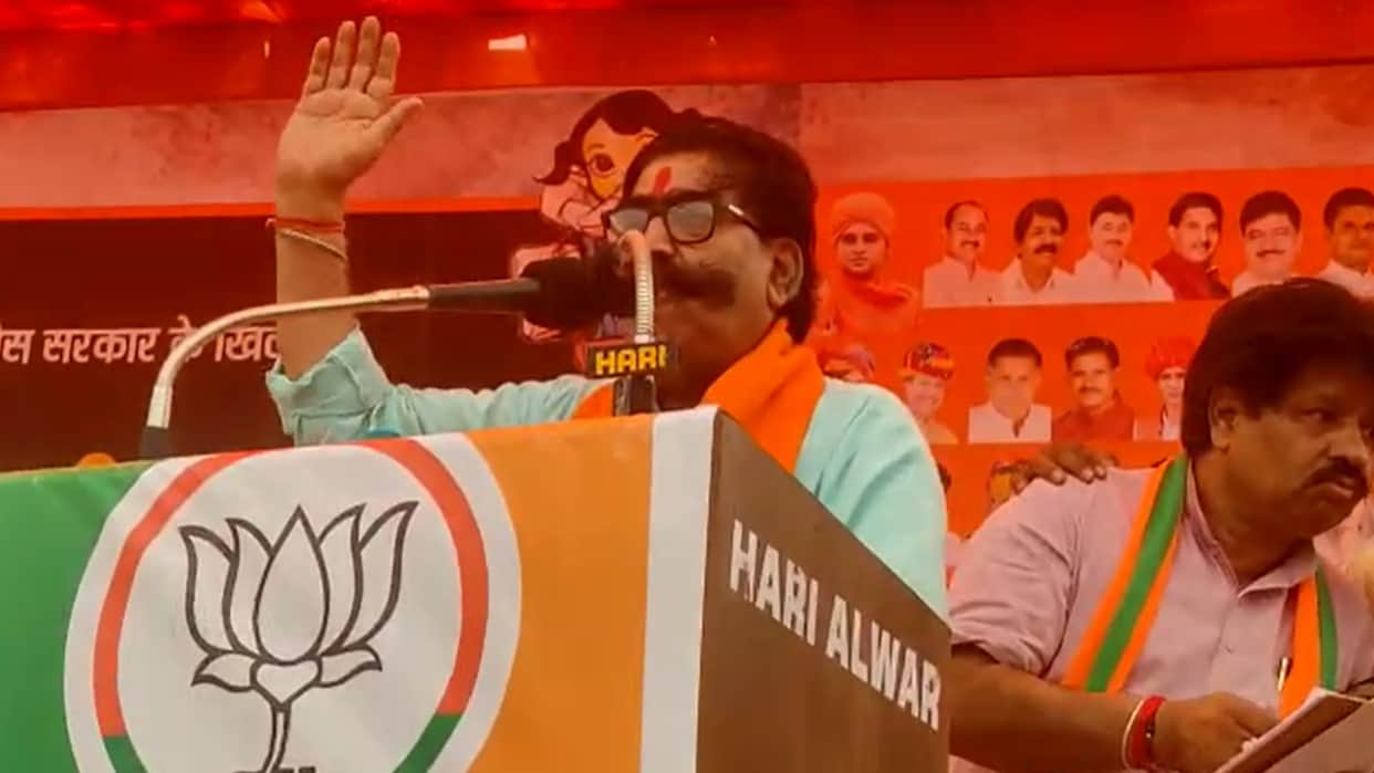 Rajasthan BJP Leader Gyan dev Ahuja controversial statement regarding muslim in Alwar Hunkar Rally