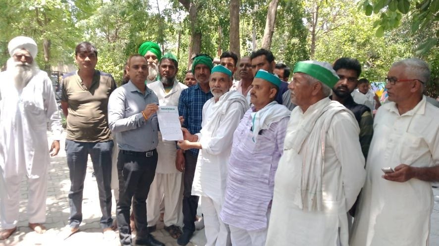 Demonstration of BKU Lokshakti regarding demands
