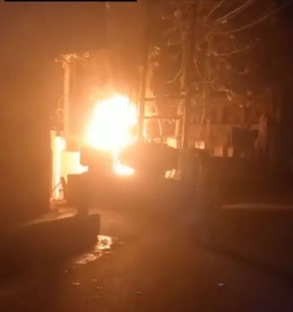 Transformer fire, darkness in Tilhar localities