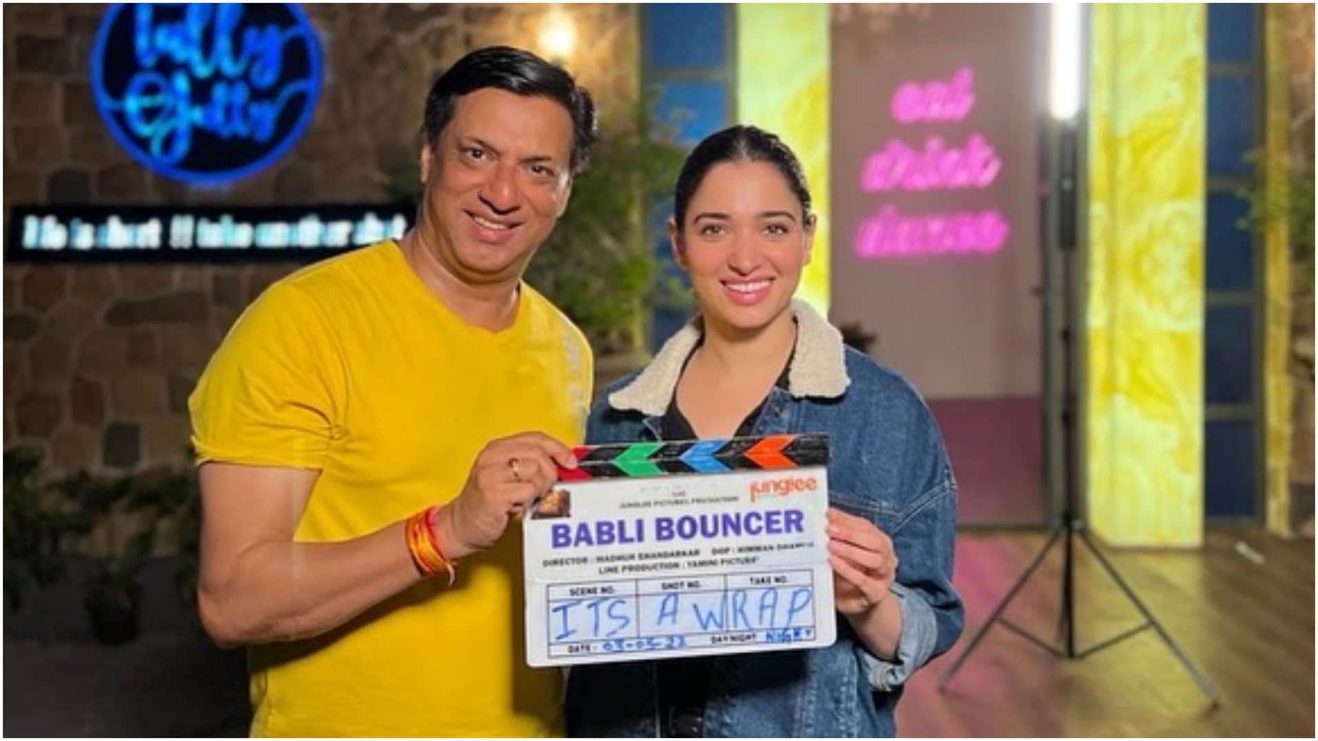 Tamannaah Bhatia and Madhur Bhandarkar wraps up the shooting of Babli Bouncer