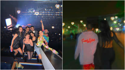 Ajay Devgn and Kajol Daughter Nysa Devgan attends Dua Lipa's concert in London