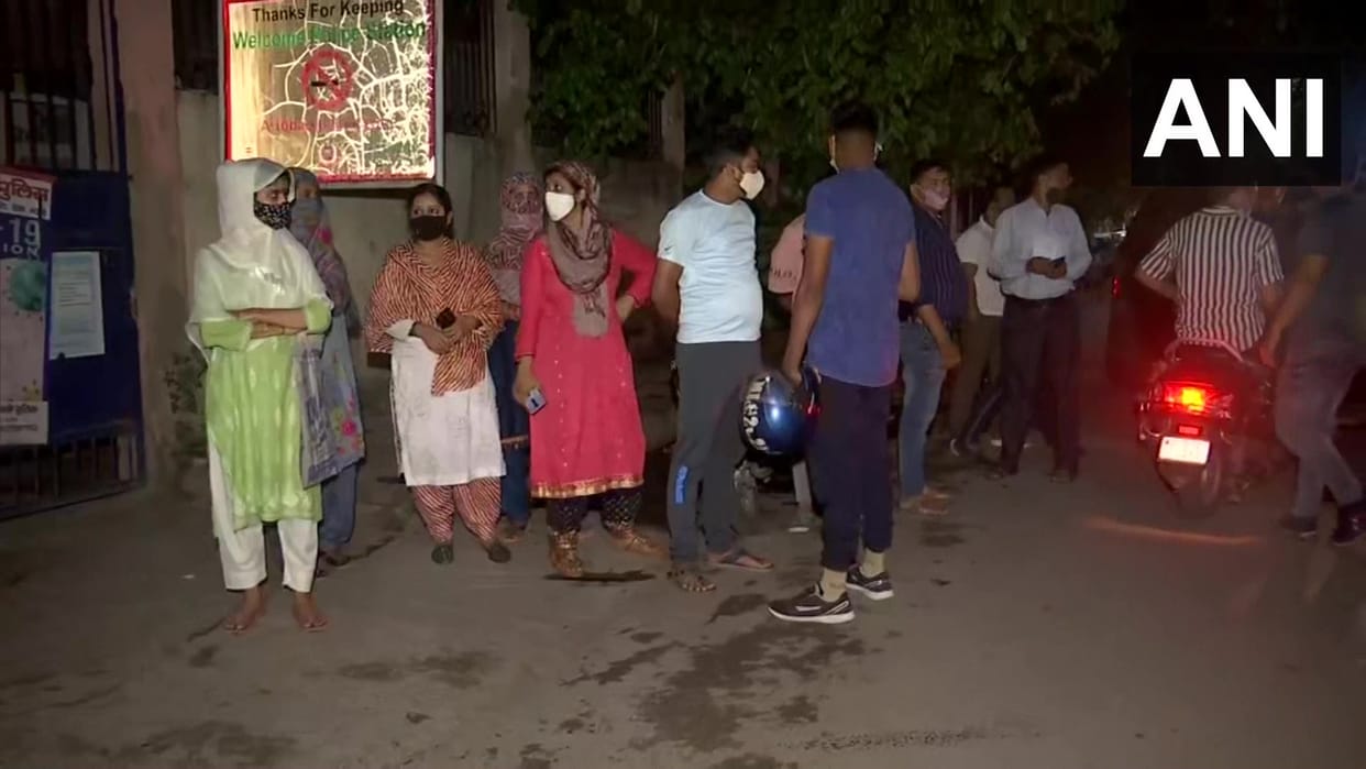 Delhi welcome area two communities clash in children fight stone pelting more than three dozen arrested