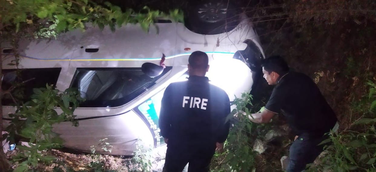 Car Falls on Trench
