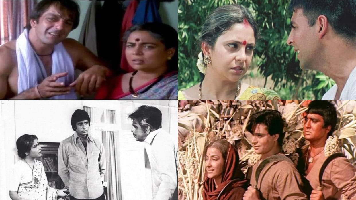 These Actresses Played Mother Role of Oldest Actors in Movies From Nargis In Mother India To Reema Lagoo in Vaastav