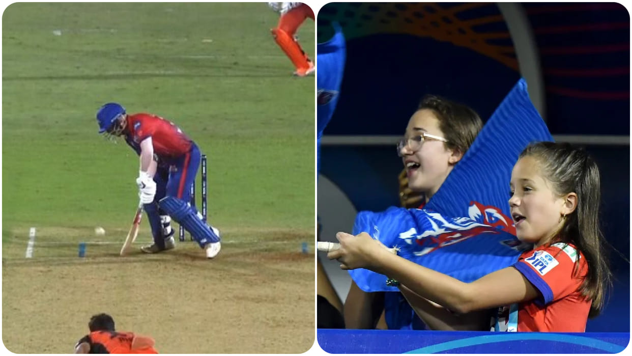 IPL 2022 DC vs SRH Match 50 Highlights in Hindi David Warner Right Handed Shot amused Daughters
