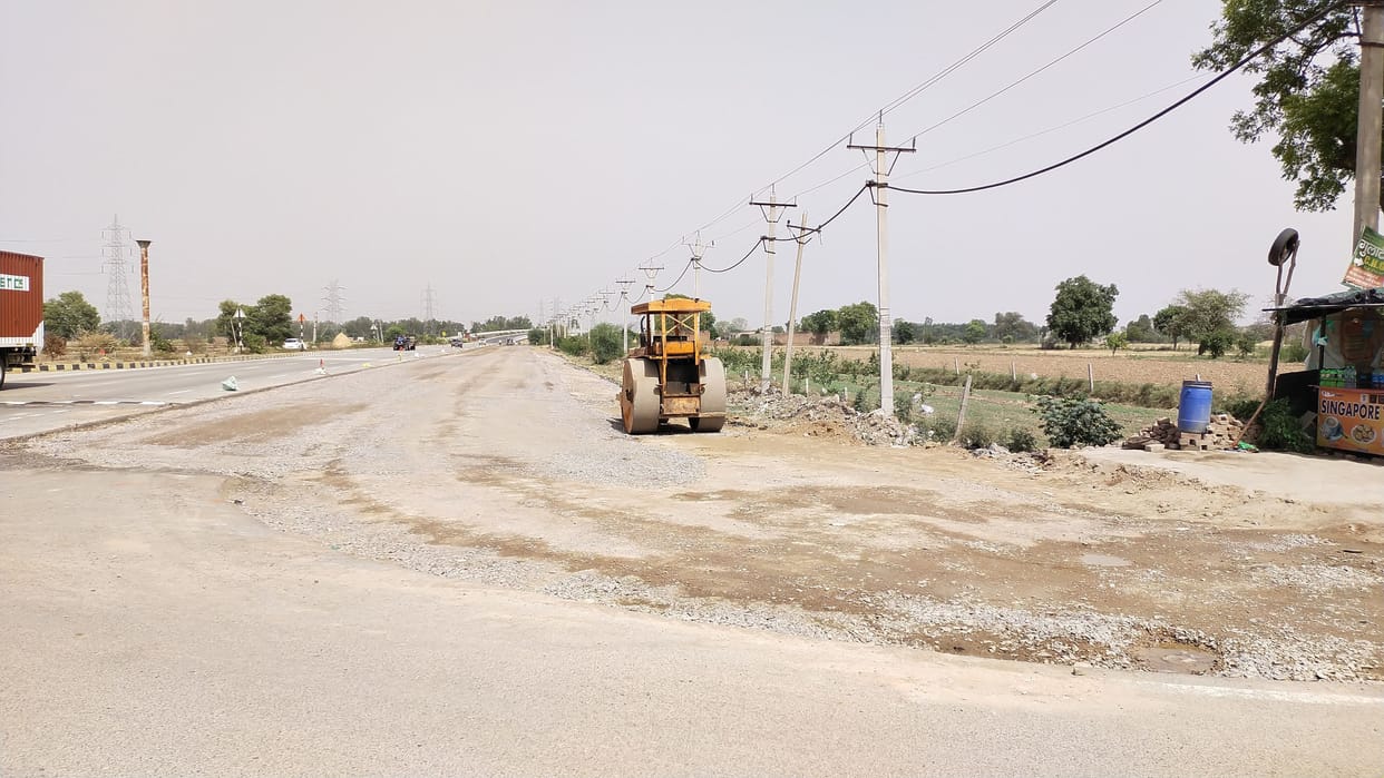 Hanspur road crossing will be closed, service lane construction will start