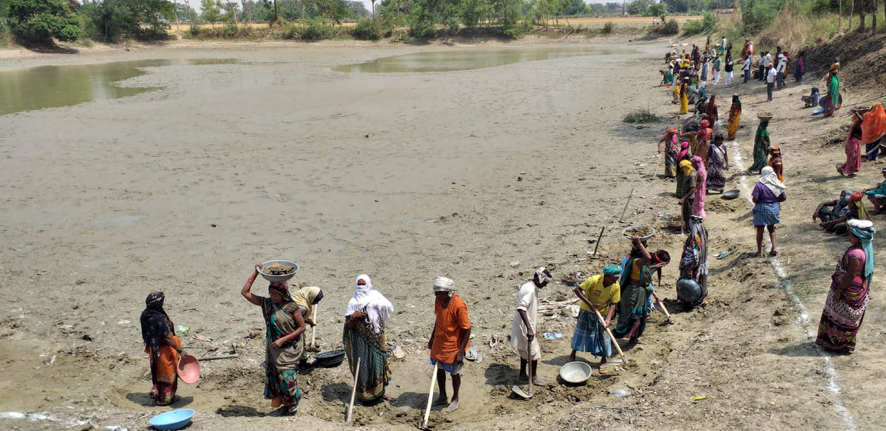 JIP President inaugurated the construction of Amrit Sarovar