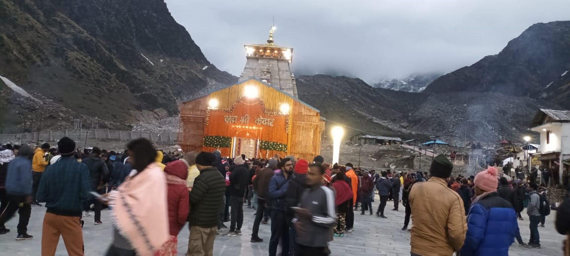 kedarnath Dham doors Opening Exclusive Photos, devotee dance on dhol, Char dham yatra 2022