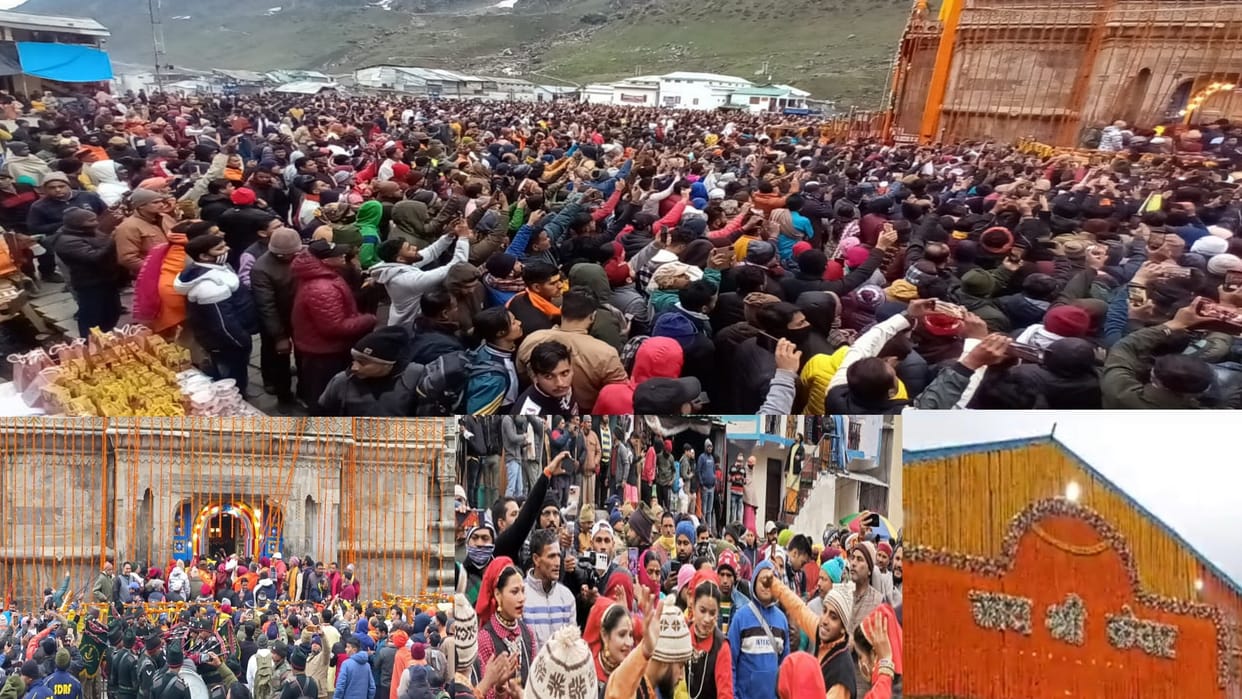 Kedarnath Dham doors opened, More than 15 thousand devotees become witnesses, record may be broken today, see photos