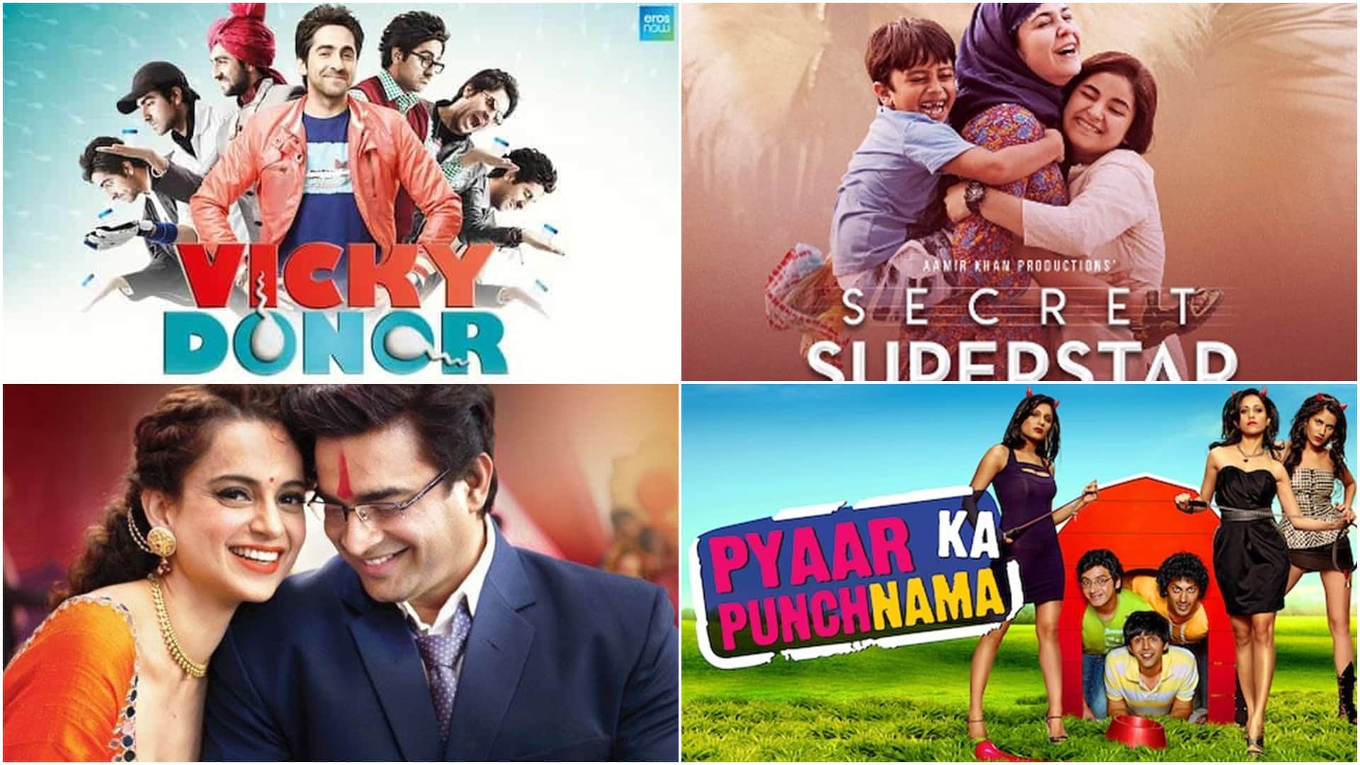 From vicky doner to secret superstar Watch these great low budget movies on OTT before the kashmir files