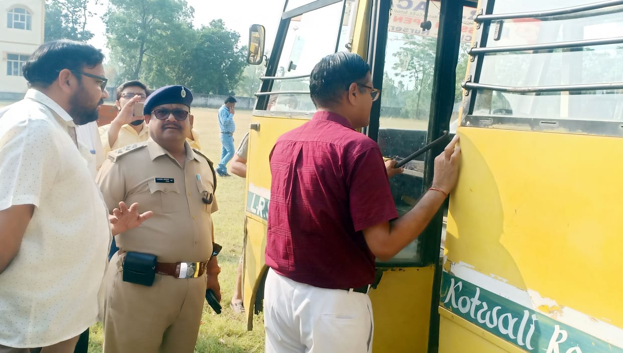 Five school vehicles seized, six challaned