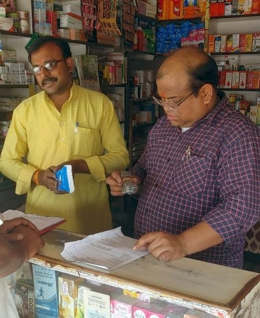 Raid on medical stores, stir