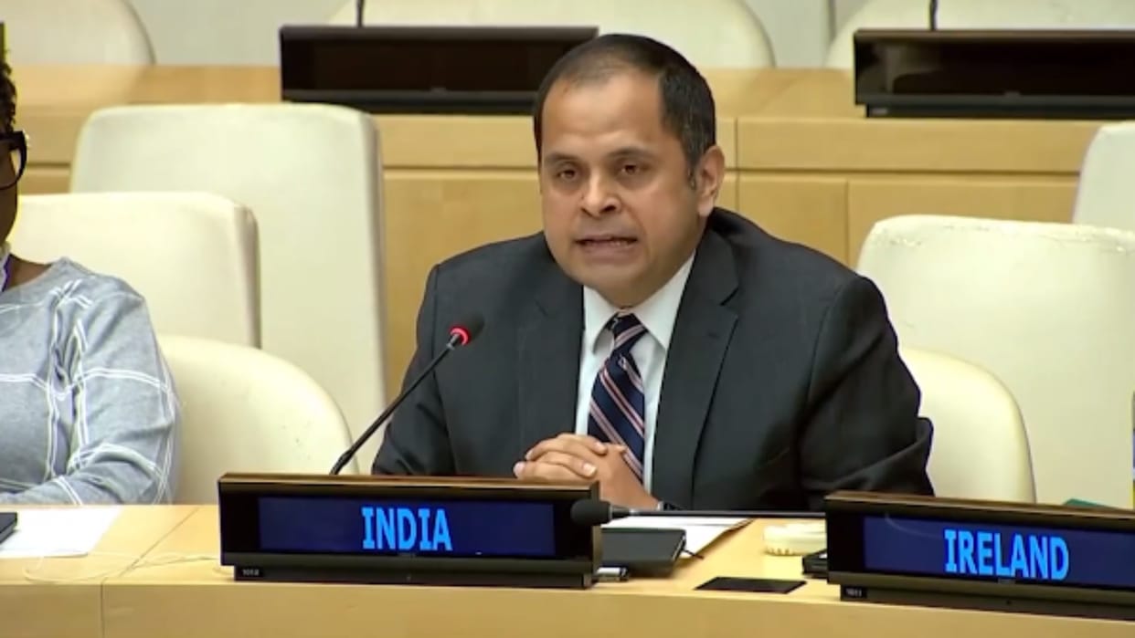 Counsellor Pratik Mathur says India believes no solution can be arrived at by shedding blood and at cost of innocent lives at UNSC over Ukraine Russia War