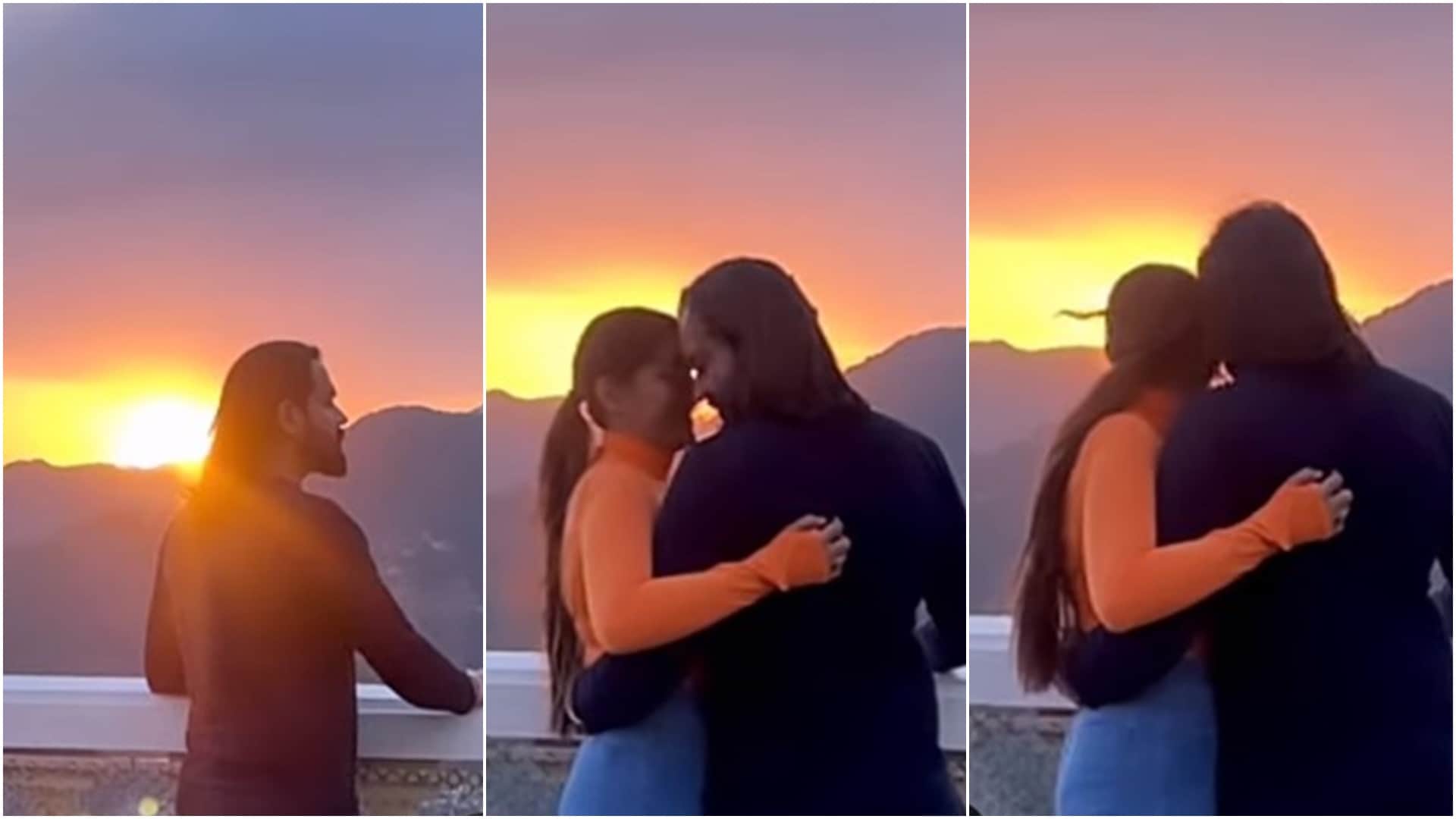 Sapna choudhary shared romantic video with husband veer sahu fans said Nazar na Lage