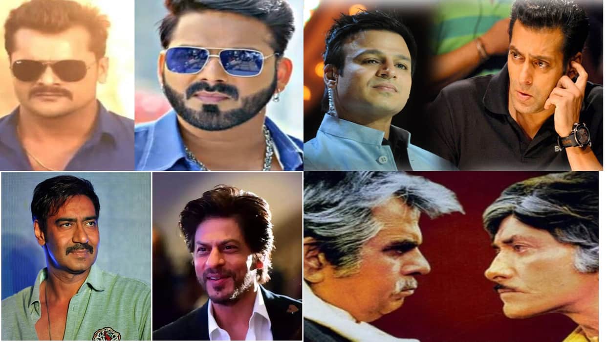 pawan sing yadav to  khesari and shararukh kahn Ajay Devgn top Bollywood Celebs Who Will Never Be Friends