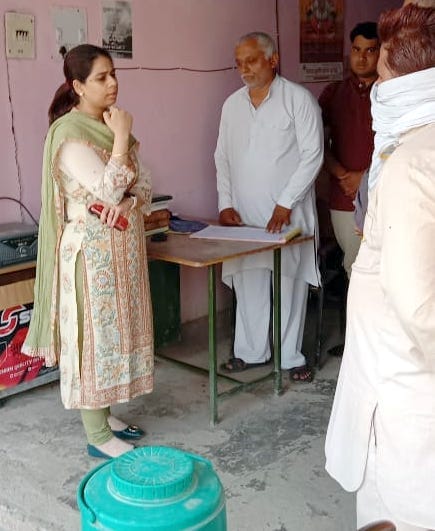 Harad Fatehpur center in-charge's reply-called
