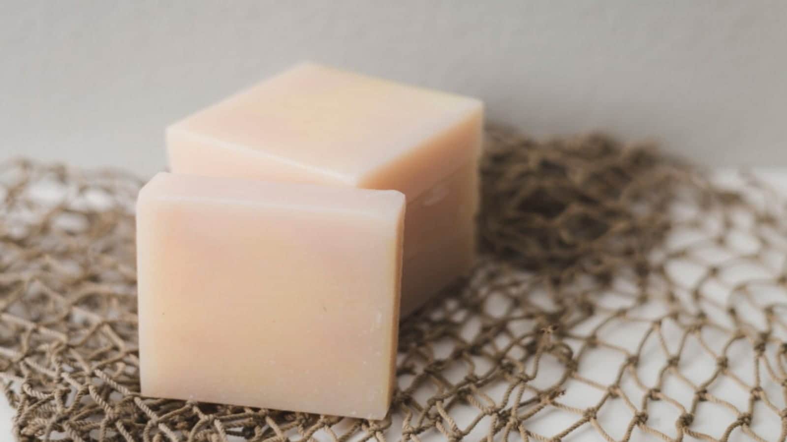 homemade turmeric soap for clean and clear skin