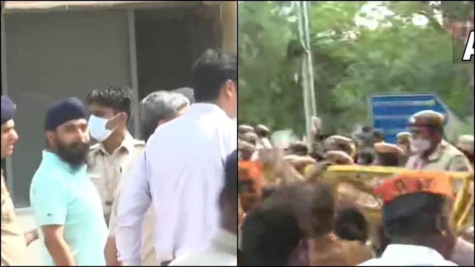 tajinderpal singh bagga told story of his arrest eight policemen picked him up and put him in the car