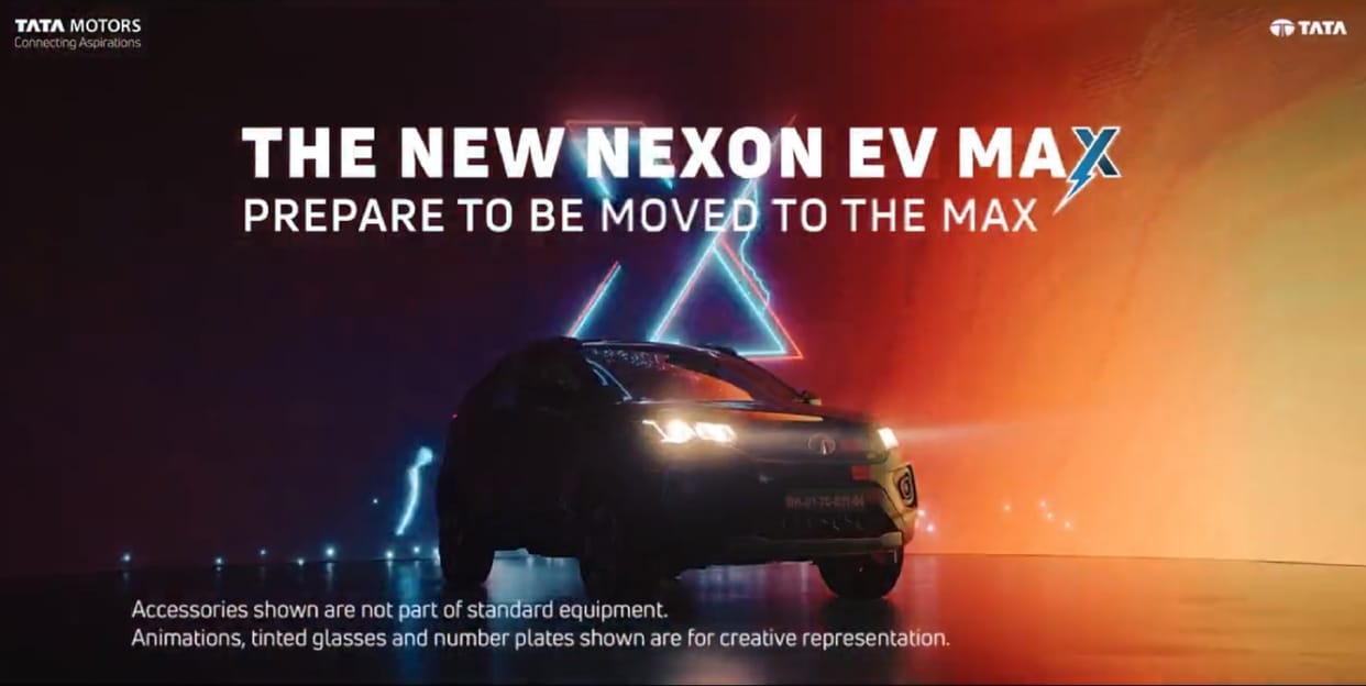 Tata Nexon EV Max Teaser Tata Nexon EV Max Launch Date in India tata nexon ev long range booking tata motors ev