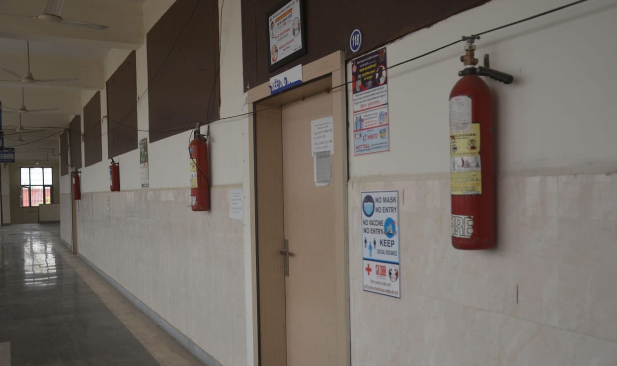 Four months have passed since the expiry date of the fire extinguisher installed in the mini secretariat, refills not done yet