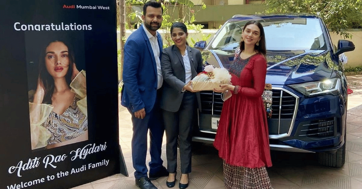 Aditi Rao Hydari New Car Bollywood actress Aditi Rao Hydari buys  German luxury car brand's flagship Audi Q7 SUV