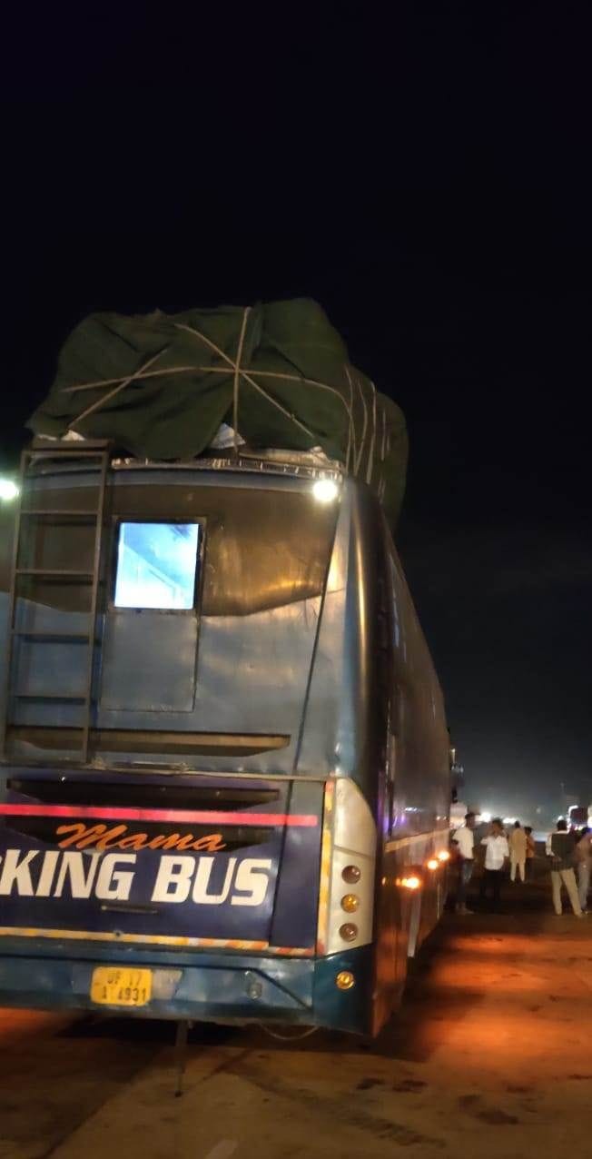 Goods worth more than billing caught in travel bus