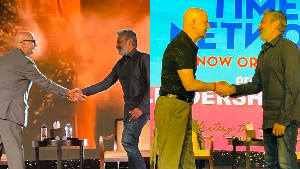 anupam kher shared photos of amazing meeting with director ss rajamouli after success rrr and the kashmir files