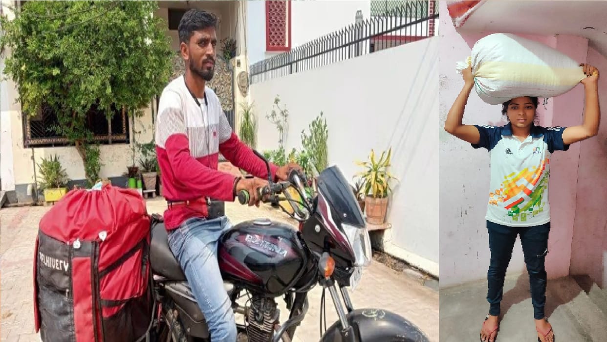 World Athletics Day Some are distributing couriers some are working in fields