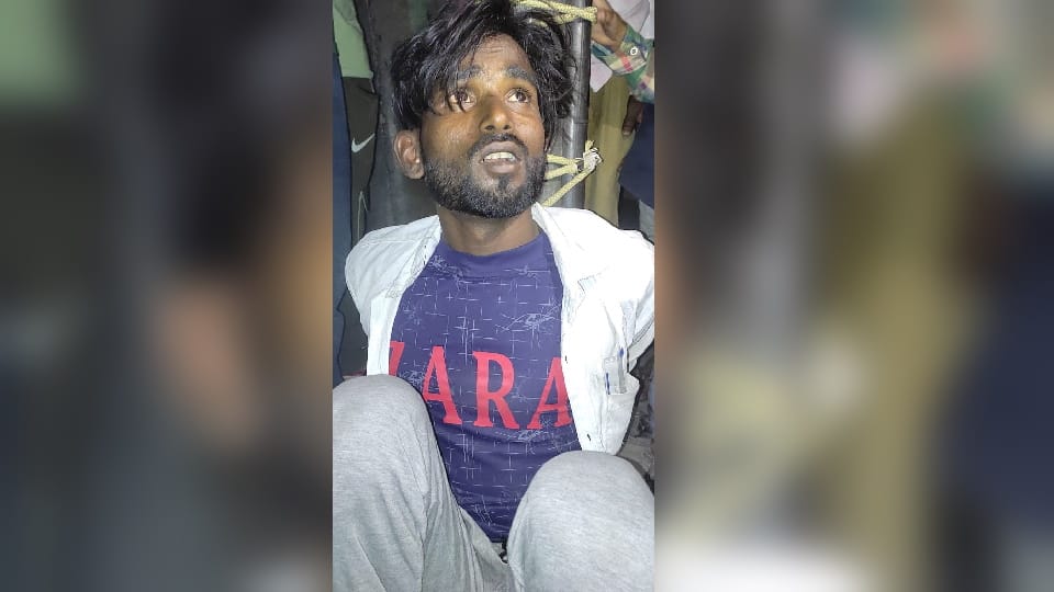 Man accused of stealing beaten after tying with pillar in chandigarh