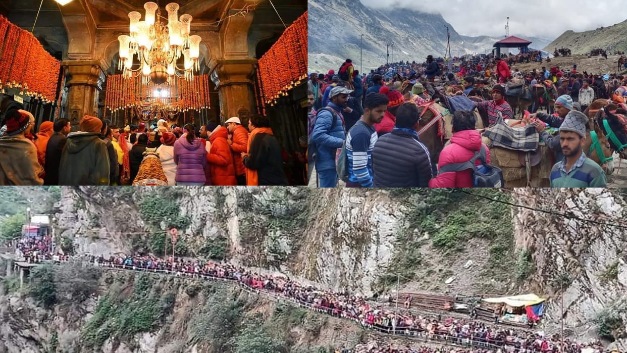 Chardham Yatra, number of devotees made a new record in Kedarnath on the first day, 23512 devotees visited, See Photos