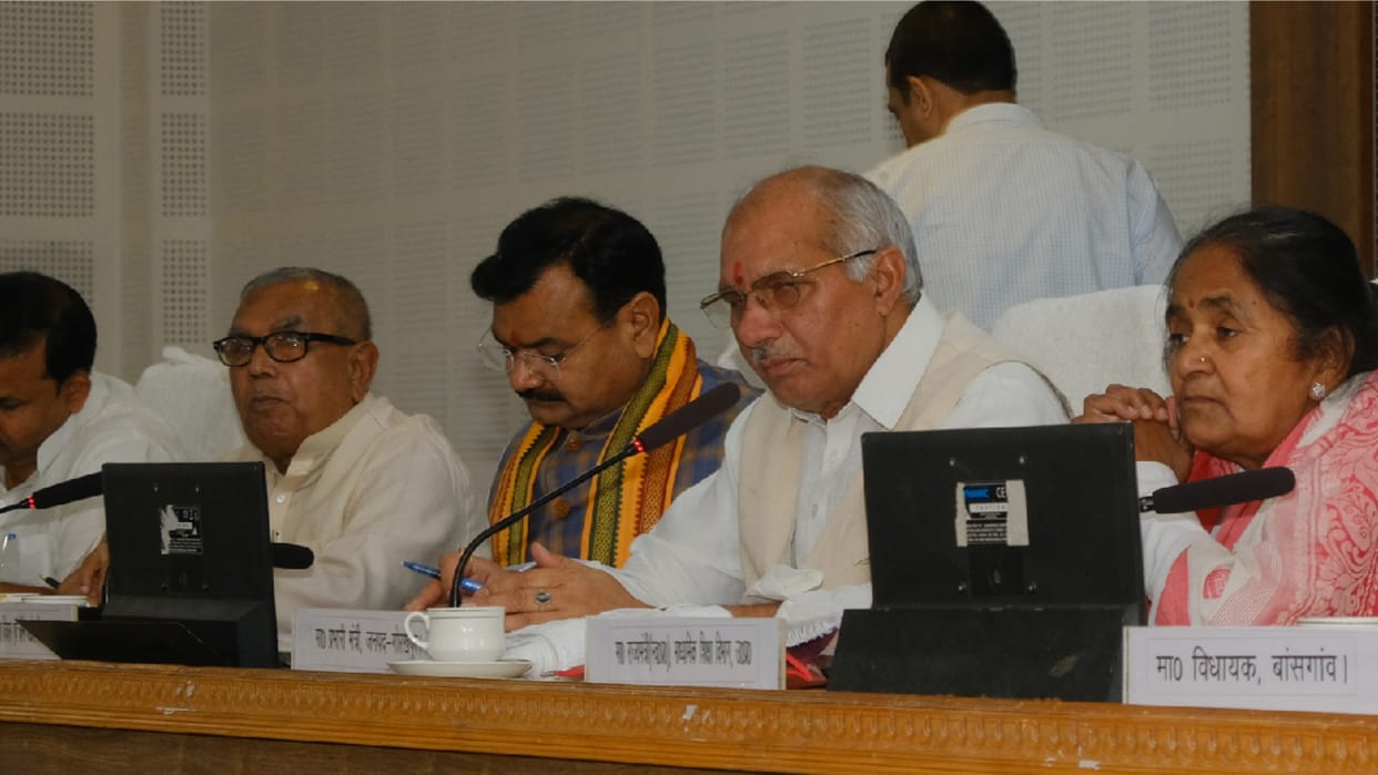 minister in charge reviewed development works and law and order of board