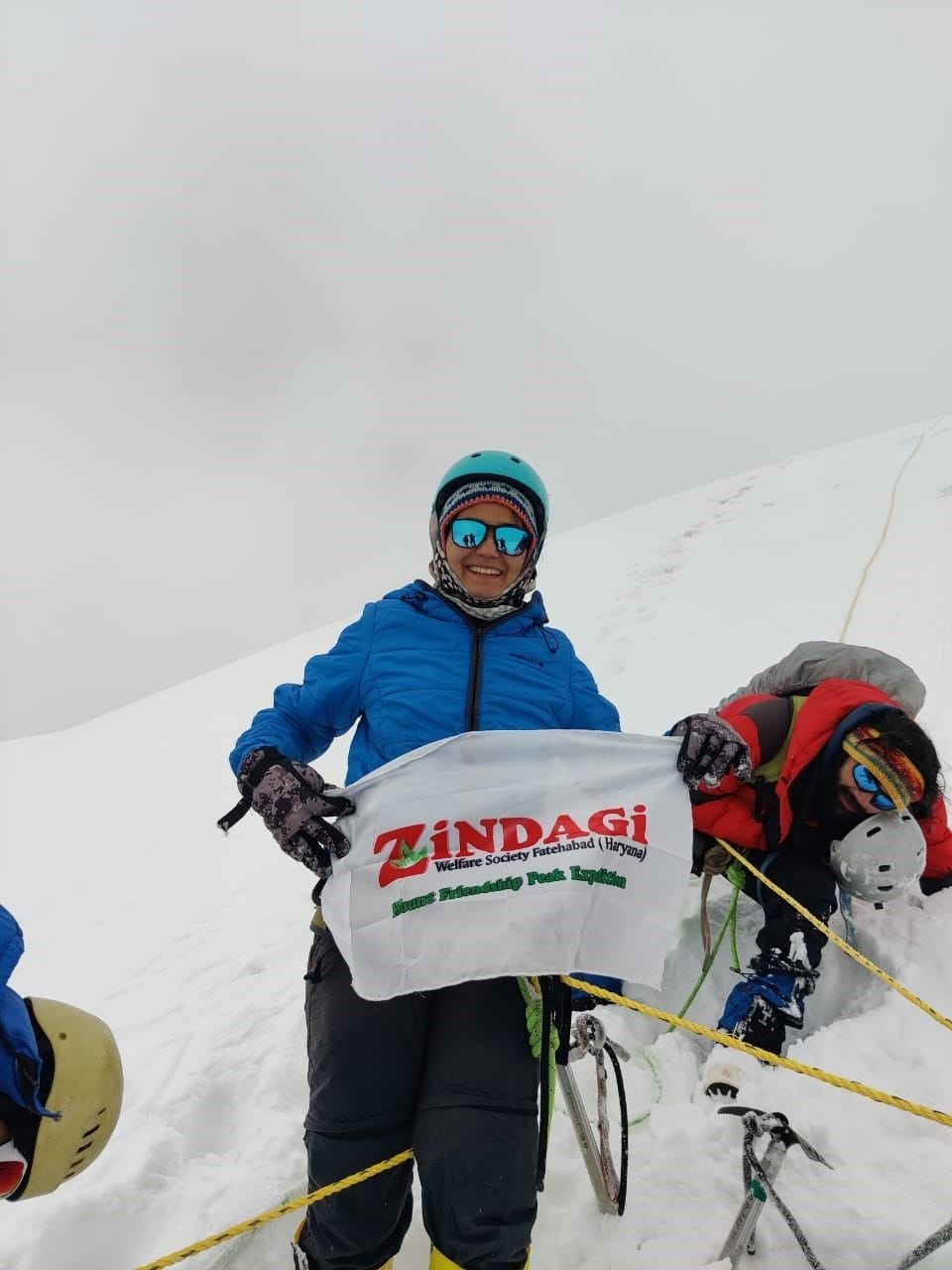 Everest winner Manisha climbs 'Mount Friendship Peak'