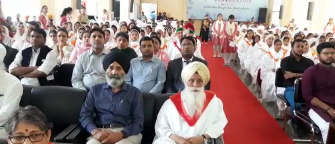416 girls student received graduation and doctrate degree in eternal university badusahib rajgargh sirmaur